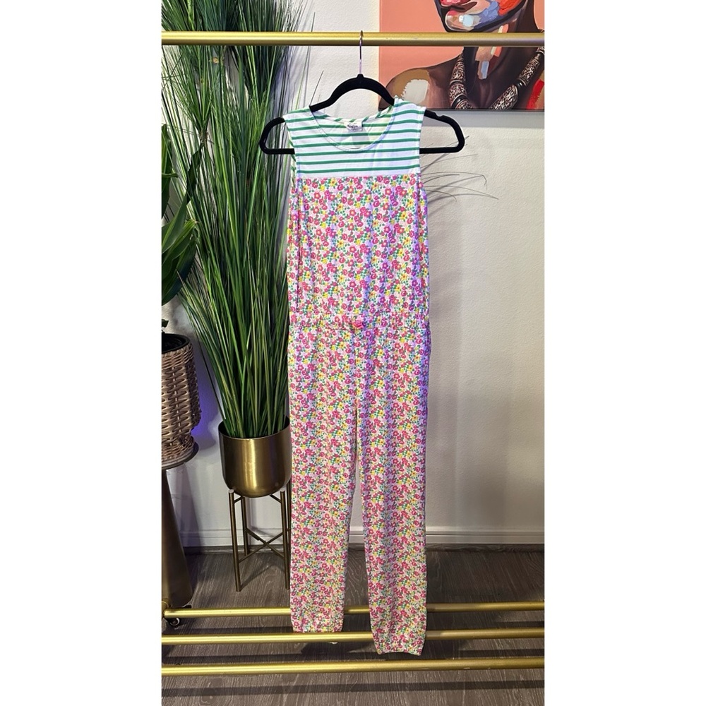 Mini Boden Liberty Print Sleeveless Jumpsuit - Size 11-12Y